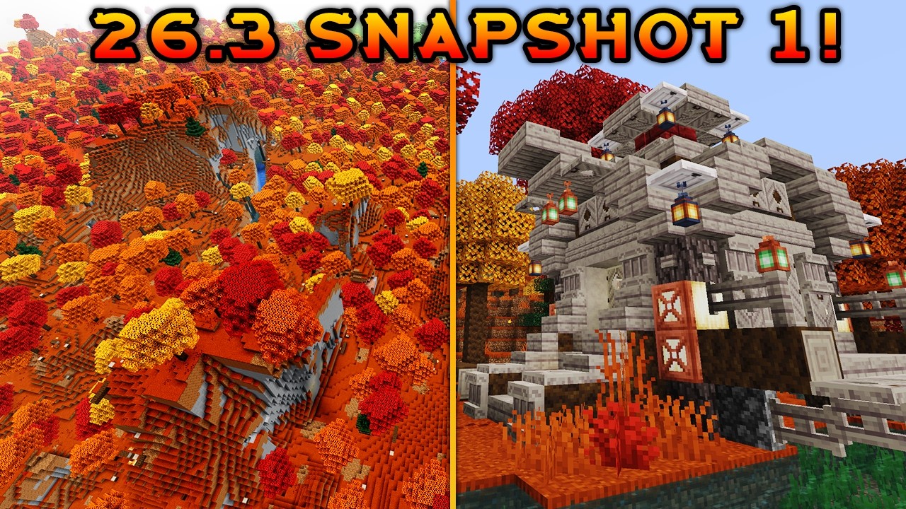 26.3 Snapshot 1 - The Dappled Forest | Minecraft Drops
