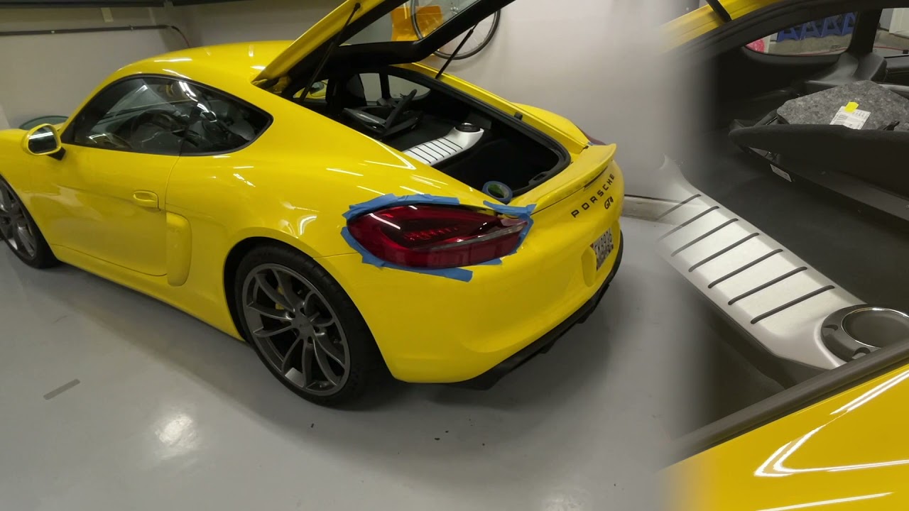 Porsche GT4 Euro tail light Install with Hidden Mouse Nest