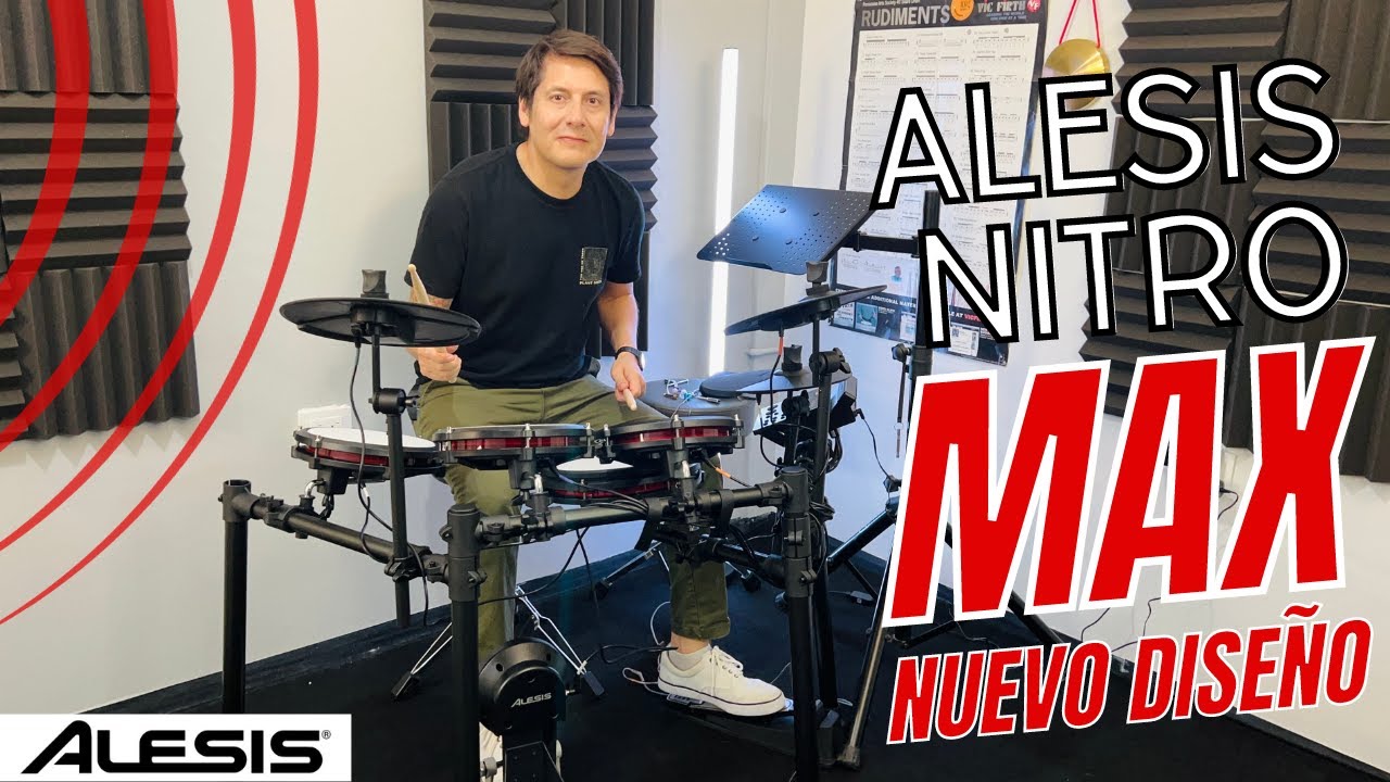 NUEVO DISEÑO!!! Alesis Nitro MAX Review/Unboxing #AlesisNitro #unboxing #review