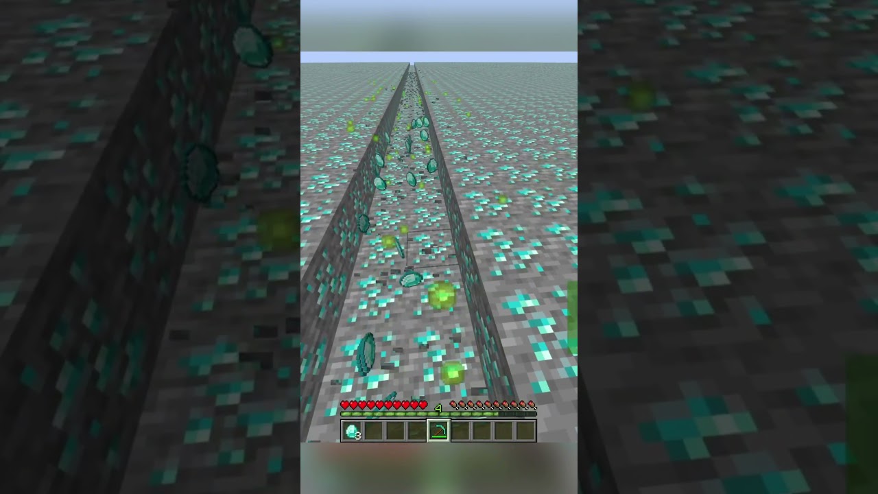 mining the whole world in Minecraft