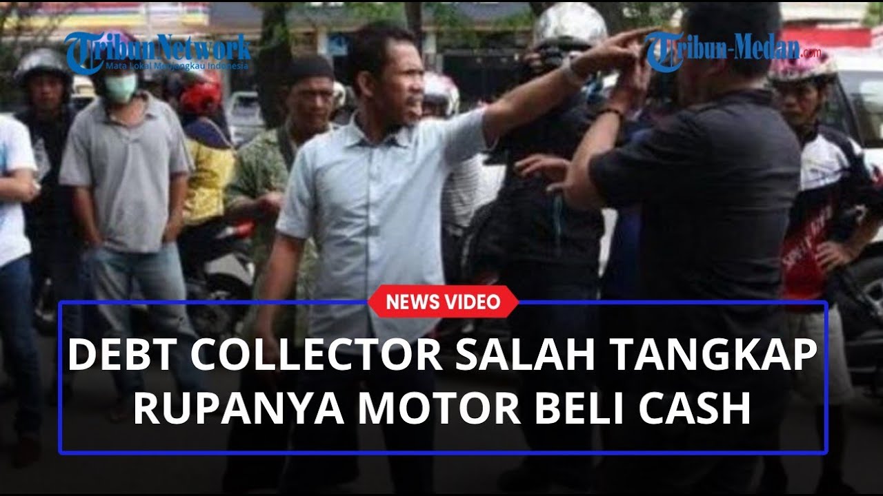 DEBT COLLECTOR Sok Jago, Berhentikan Pengendara Motor di Tengah Jalan, Rupanya Salah Sasaran