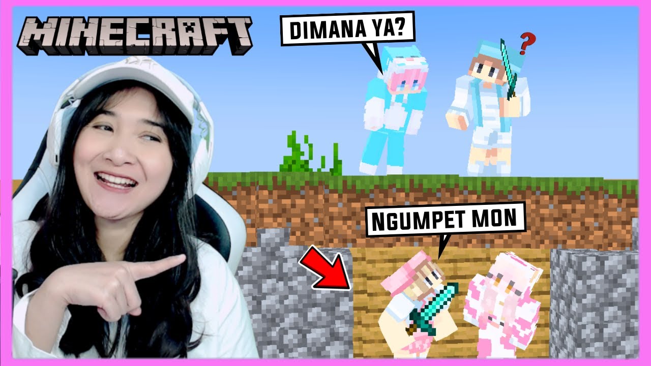 Main Hide and Seek Di Minecraft Bareng Atun dan Momon  ! 