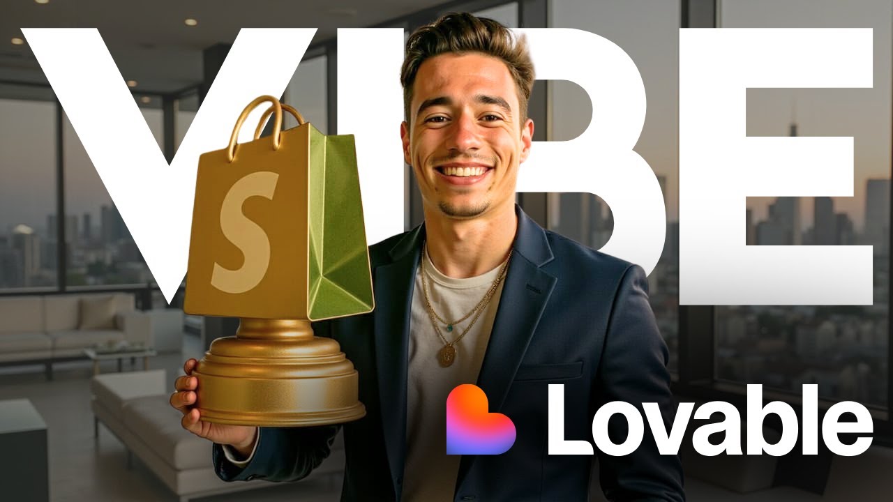 Я попробовал дропшиппинг на Shopify с помощью Lovable AI (10 минут)