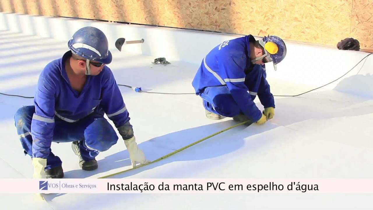 VOS Obras e Serviços - Manta de PVC em Espelho d'água