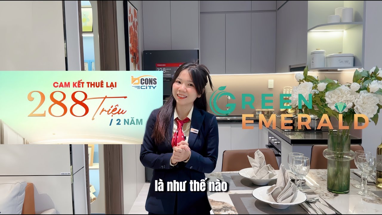 Tổng quan về dự án Bcons City | Phần 2: Tháp Emerald - Thanh toán 350 triệu