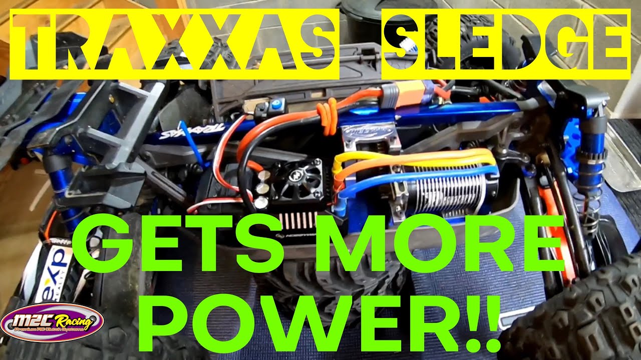 Traxxas Sledge GETS MORE POWER! and some awesome upgrades!!