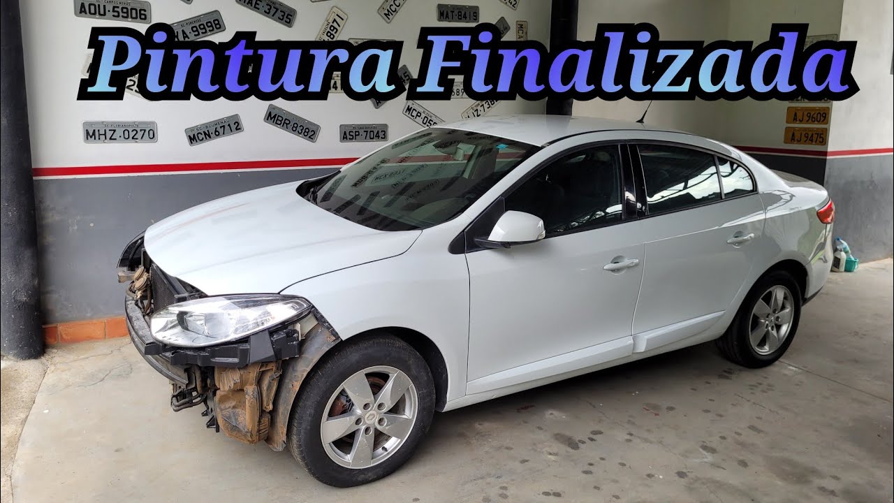 Pintamos o Fluence batido do leilão, tá quase pronto