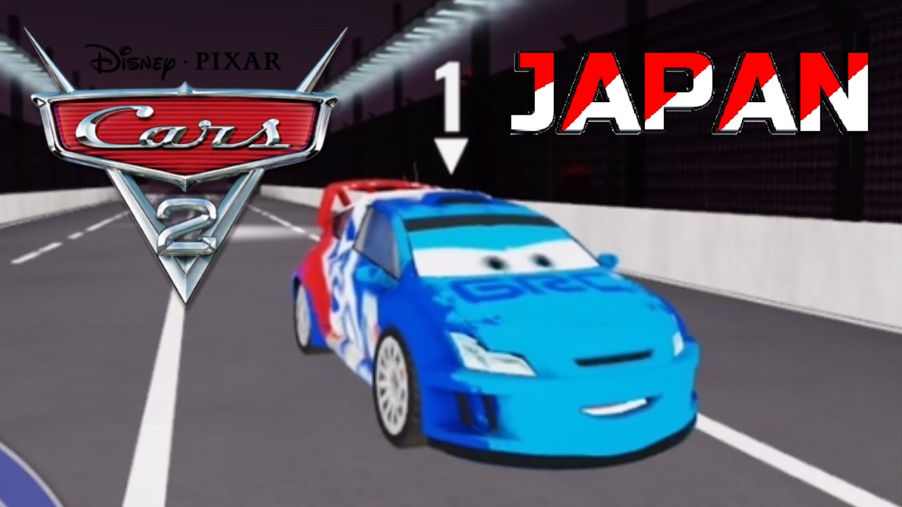 Pixar Cars 2: Worldwide Spies - Tokyo Japan Raoul ÇaRoule