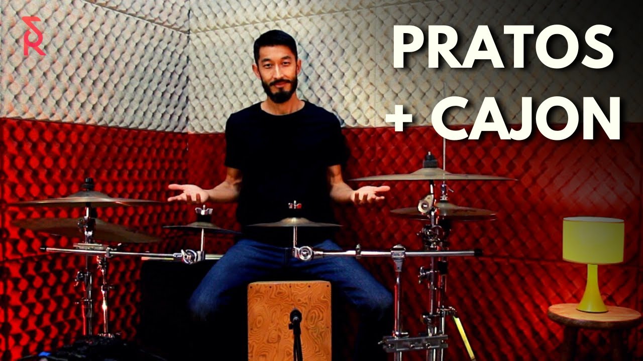 Pratos com Cajon  | Qual prato usar? Ride, Crash ou Splash |Que tipo de baqueta usar |Curso de Cajon