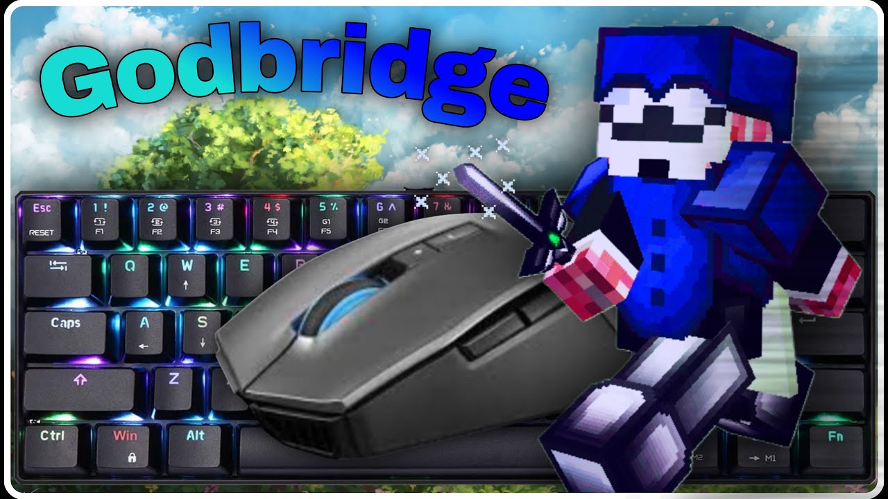 (Godbridge) Bedwars keyboard+ mouse sounds #asmr #bedwarsasmr #bedwars #minecraft #hypixel #shaders