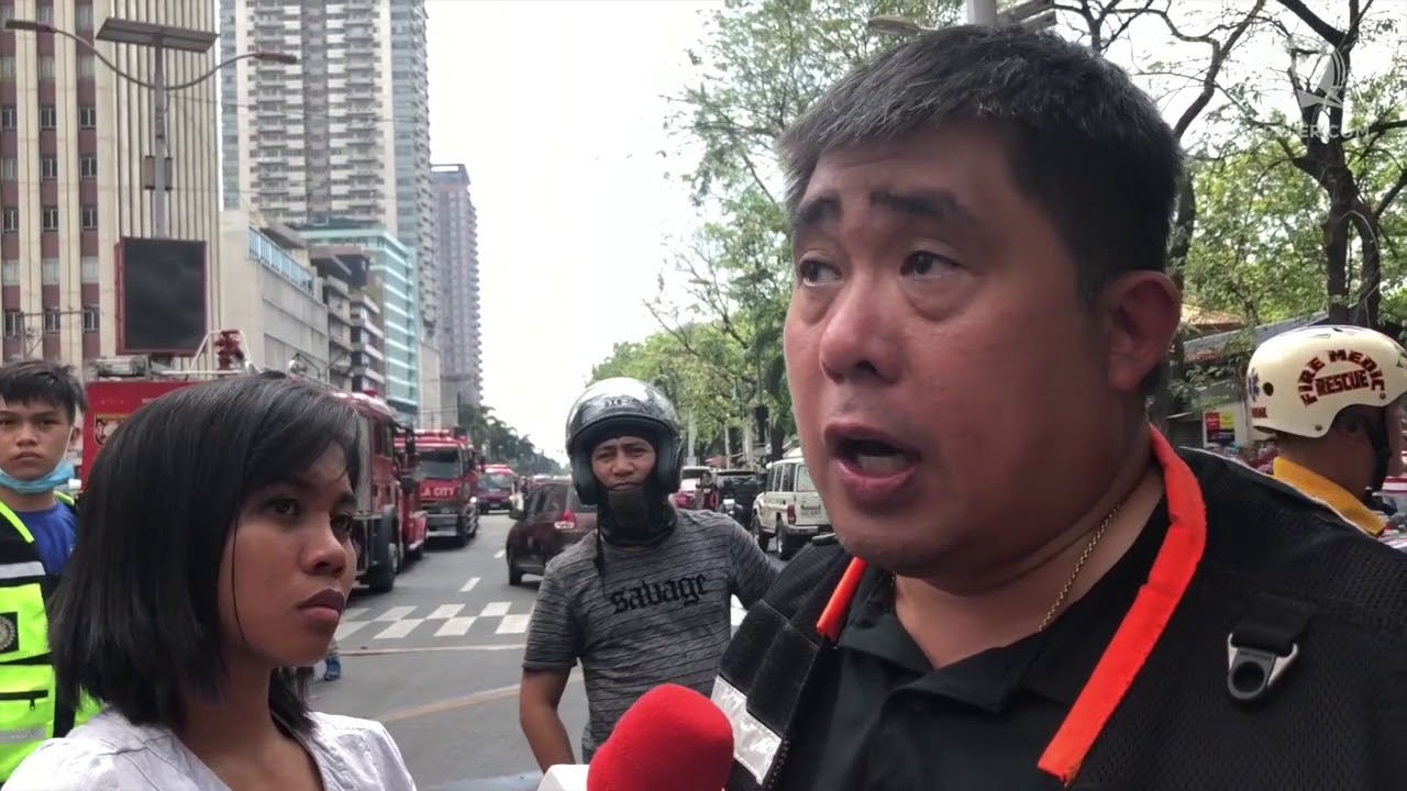DRR incident manager on Manila Pavilion fire