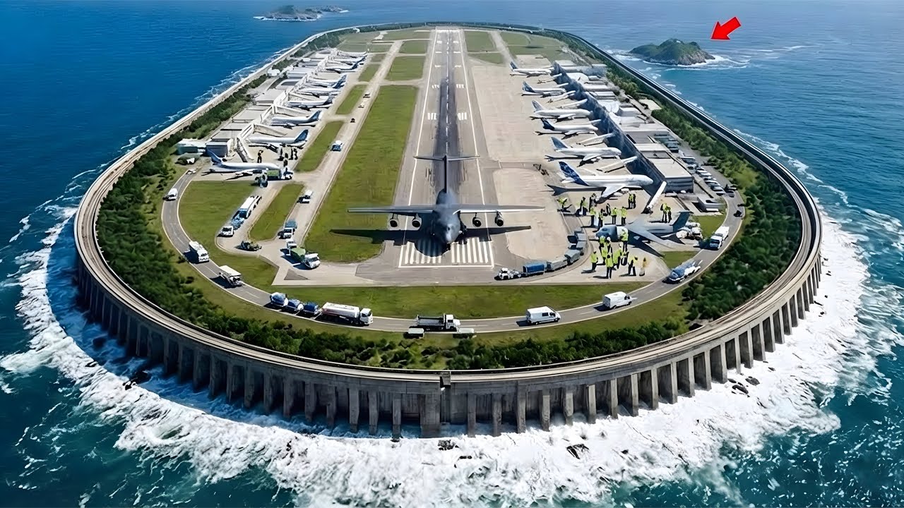 A China Construiu um Aeroporto Flutuante de 14.000 Milhões que Parece Impossível