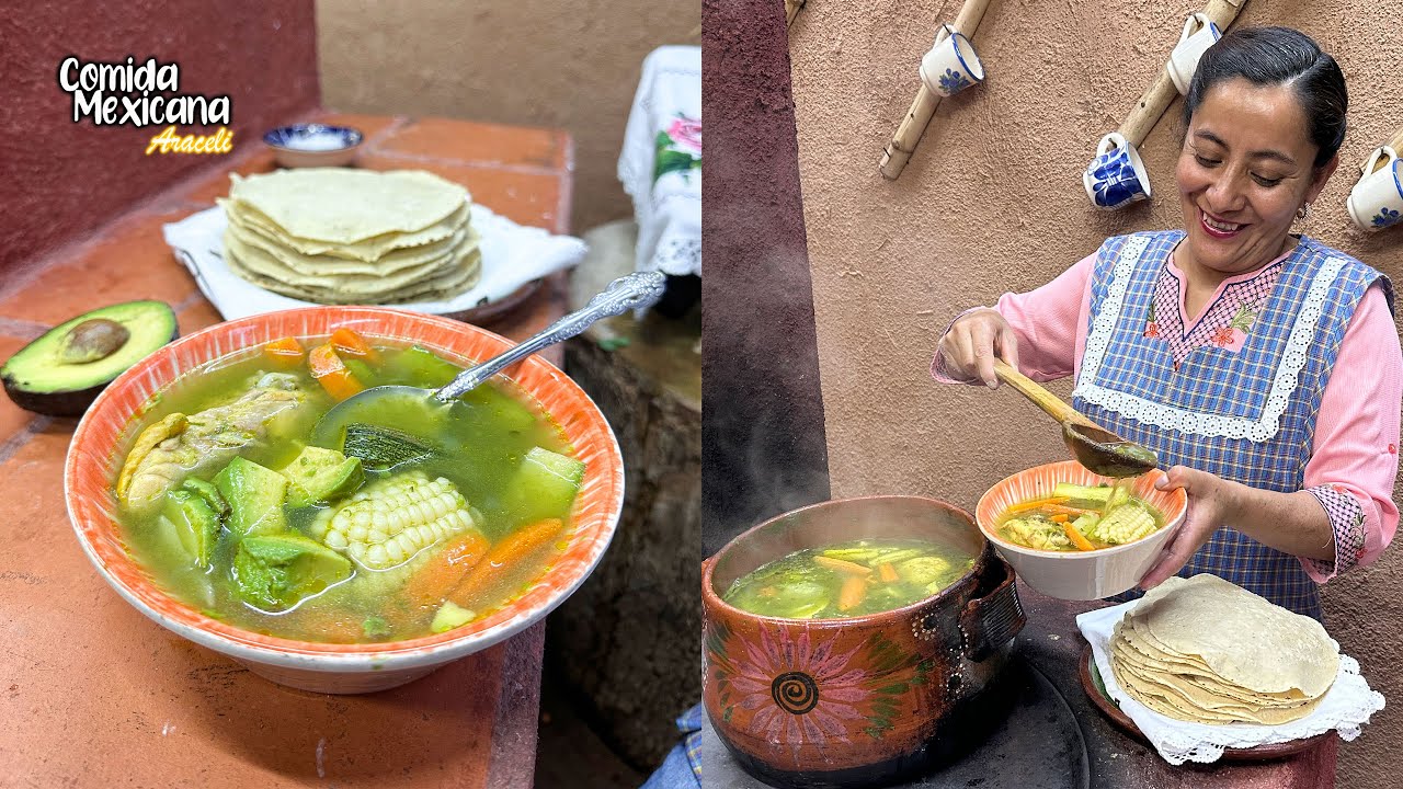 Para Este Aguacero Caldito Verde Calientito Rápido y Sabroso