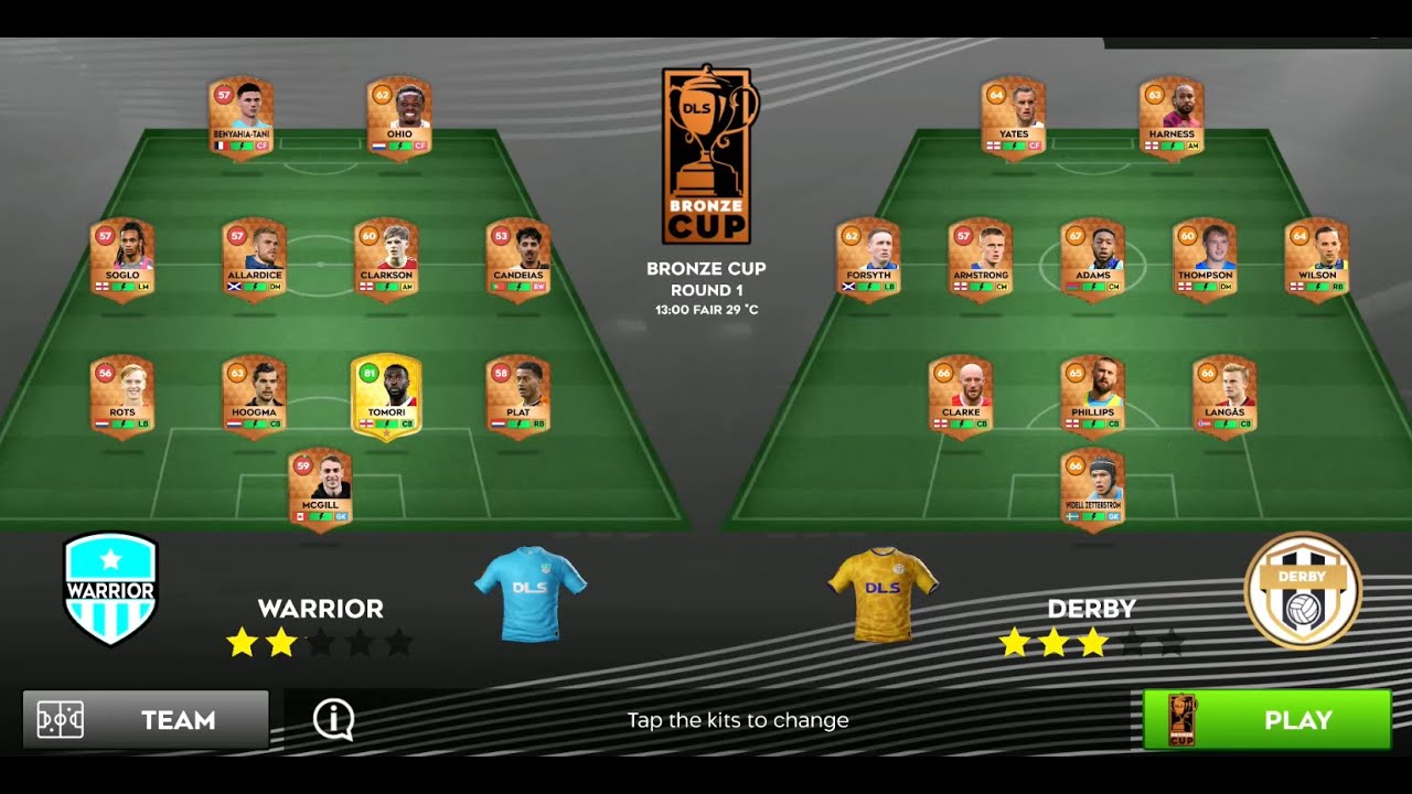 DLS 25 Bronze Cup Match 01 | Android Gameplay | #football #soccer #dls25 #cr7 #messi #neymar
