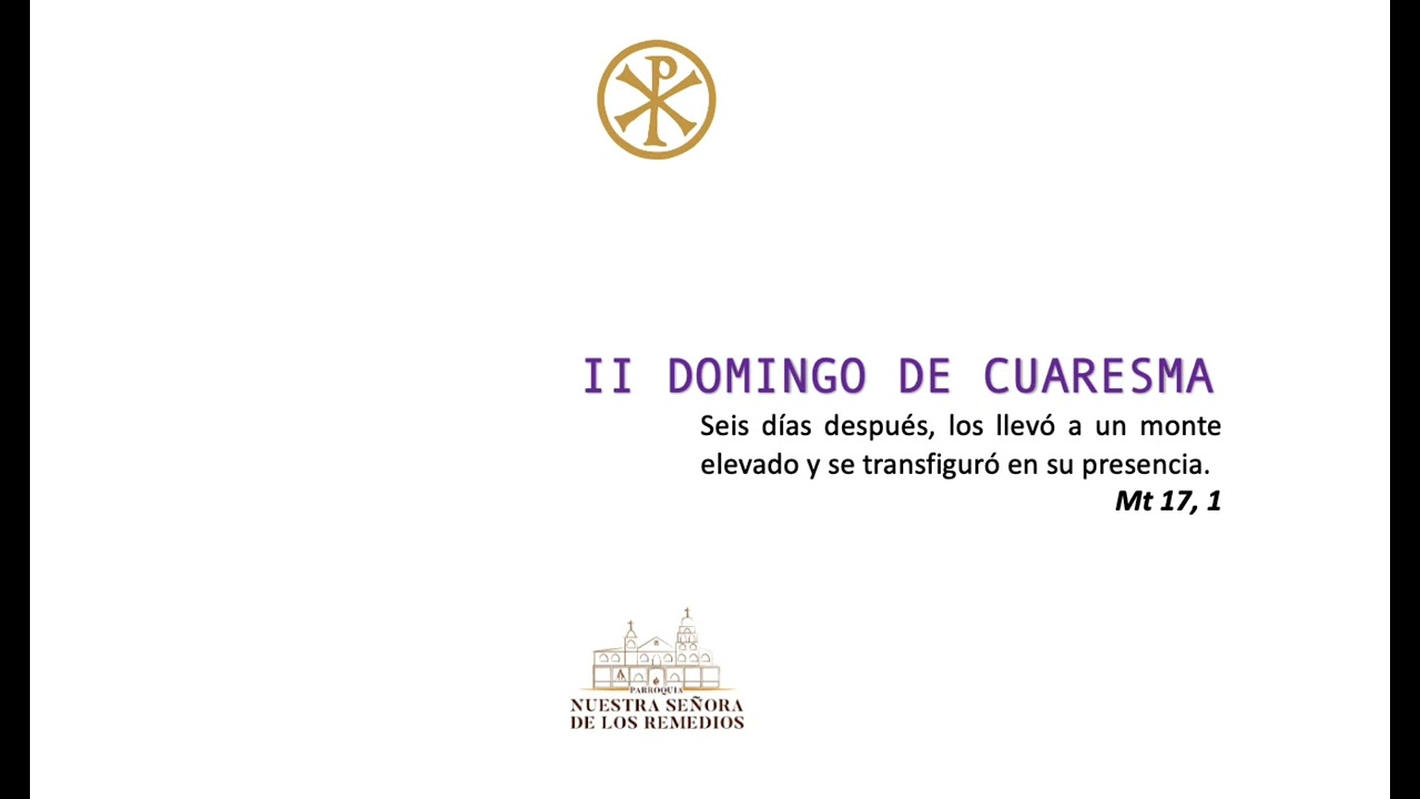 II domingo de cuaresma 2026