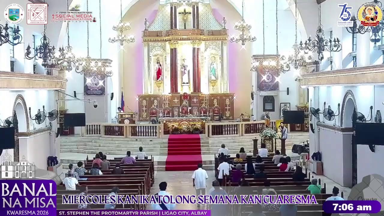 Banal na Misa | MIERCOLES SA IKATOLONG SEMANA KAN CUARESMA