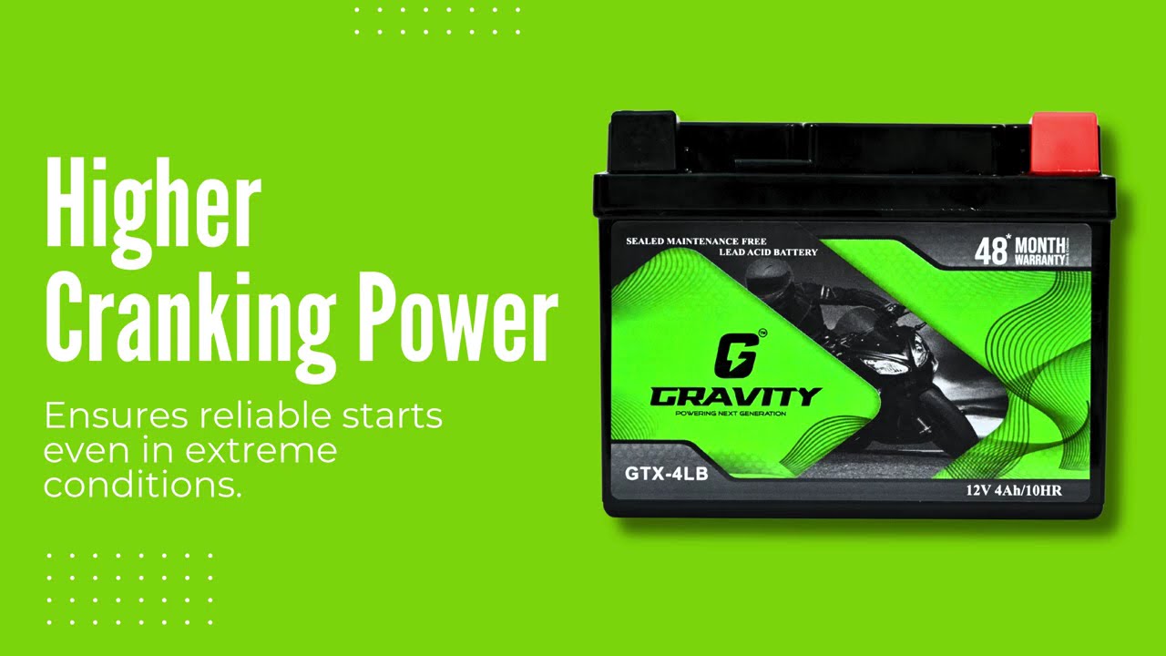 Best Two-Wheeler Battery for Bikes & Scooters | Gravity Battery Performance & Reliability