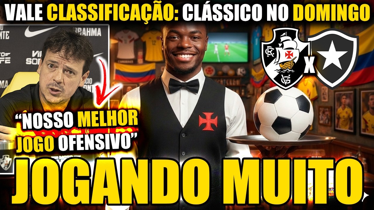 GARÇOM! GÓMEZ FEZ DE NOVO | CLÁSSICO DECISIVO | ÚLTIMAS NOTÍCIAS DO VASCO
