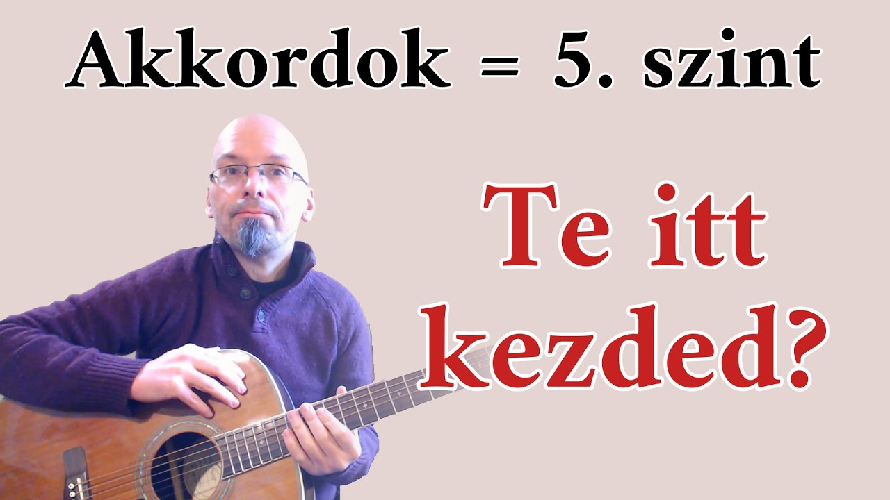 Rangsorolva: A kezdő gitártanulás technikái (1.-7. szint)