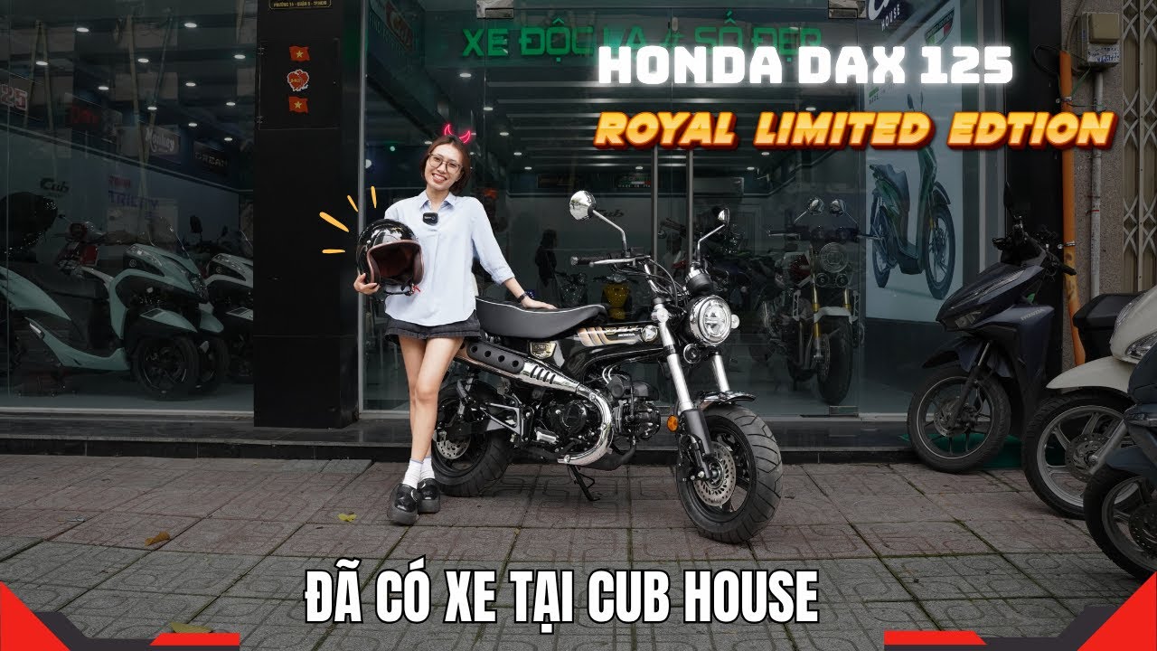 Honda Dax Royal 125 2025 | Phiên bản Hoàng Gia từ Honda Thái