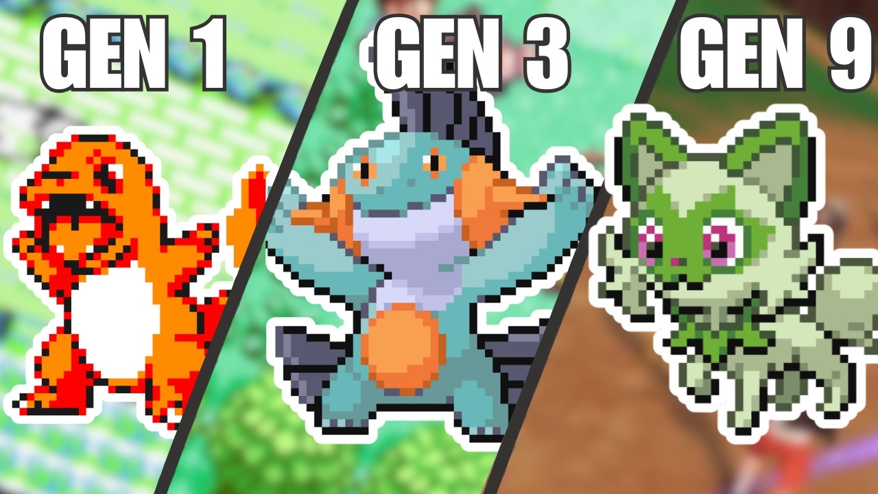 Todos los Pokémon Iniciales Explicados en 15 Minutos