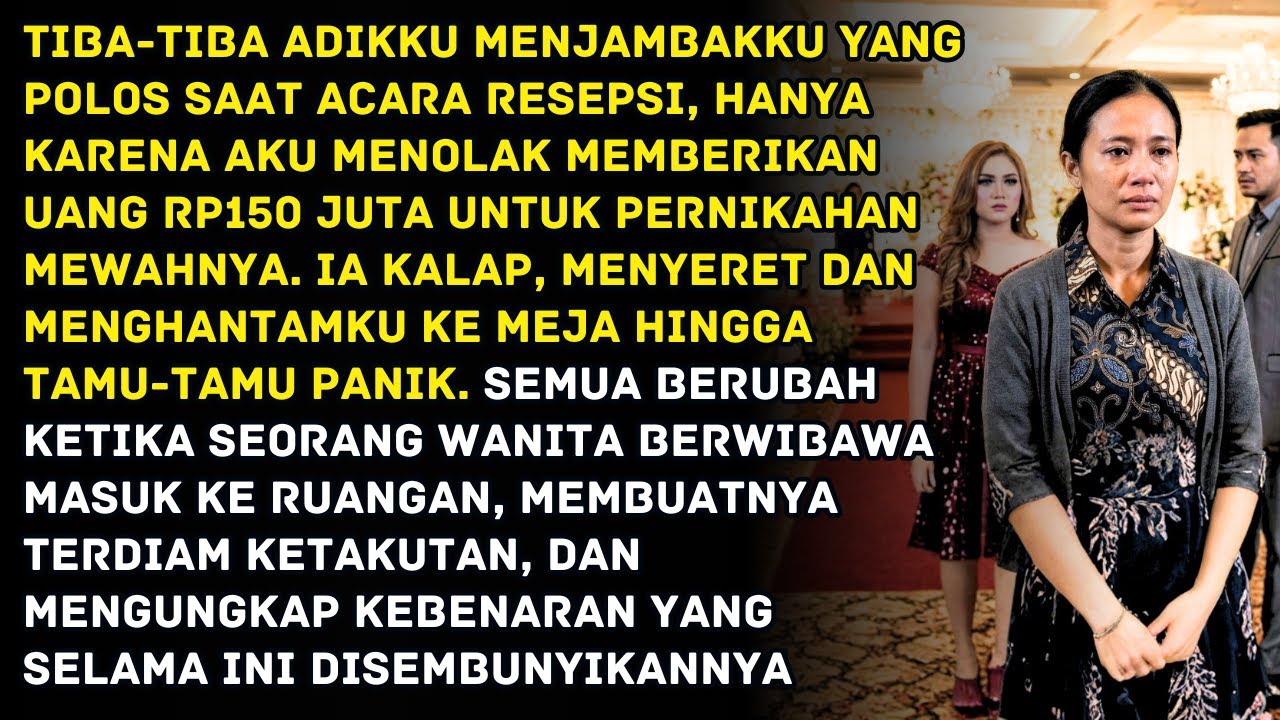 Aku Dipermalukan di Nikahan Adikku, Karena Tak Kasih 150 Juta - Tapi Balasanku Buat Mereka Terdiam