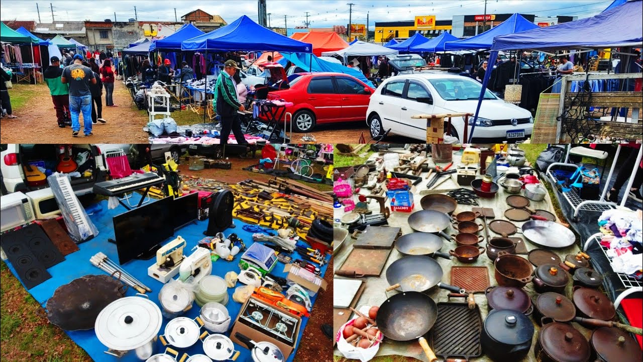 Maior feira do rolo de Curitiba  / peças antigas incrível 
