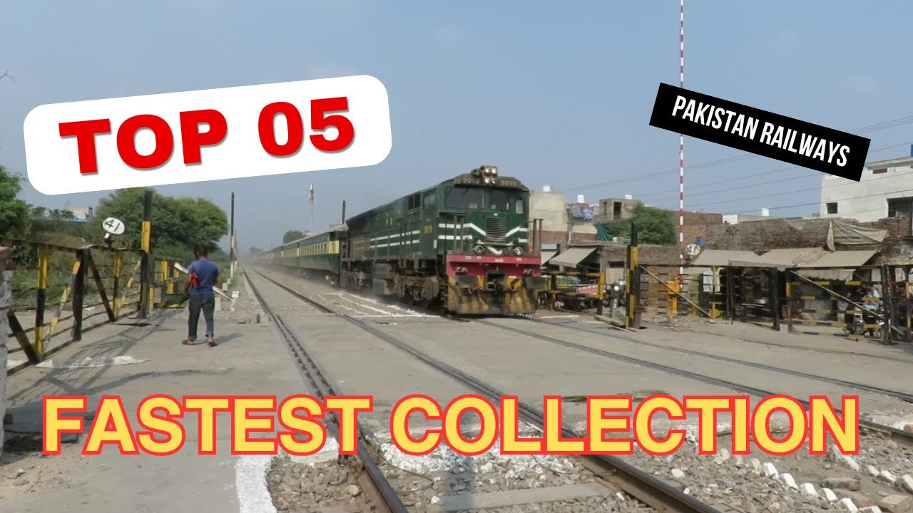 Top 5 High Speed Collection | Pakistan Railways Trains at his best Speed | We Love Pakistan Railways