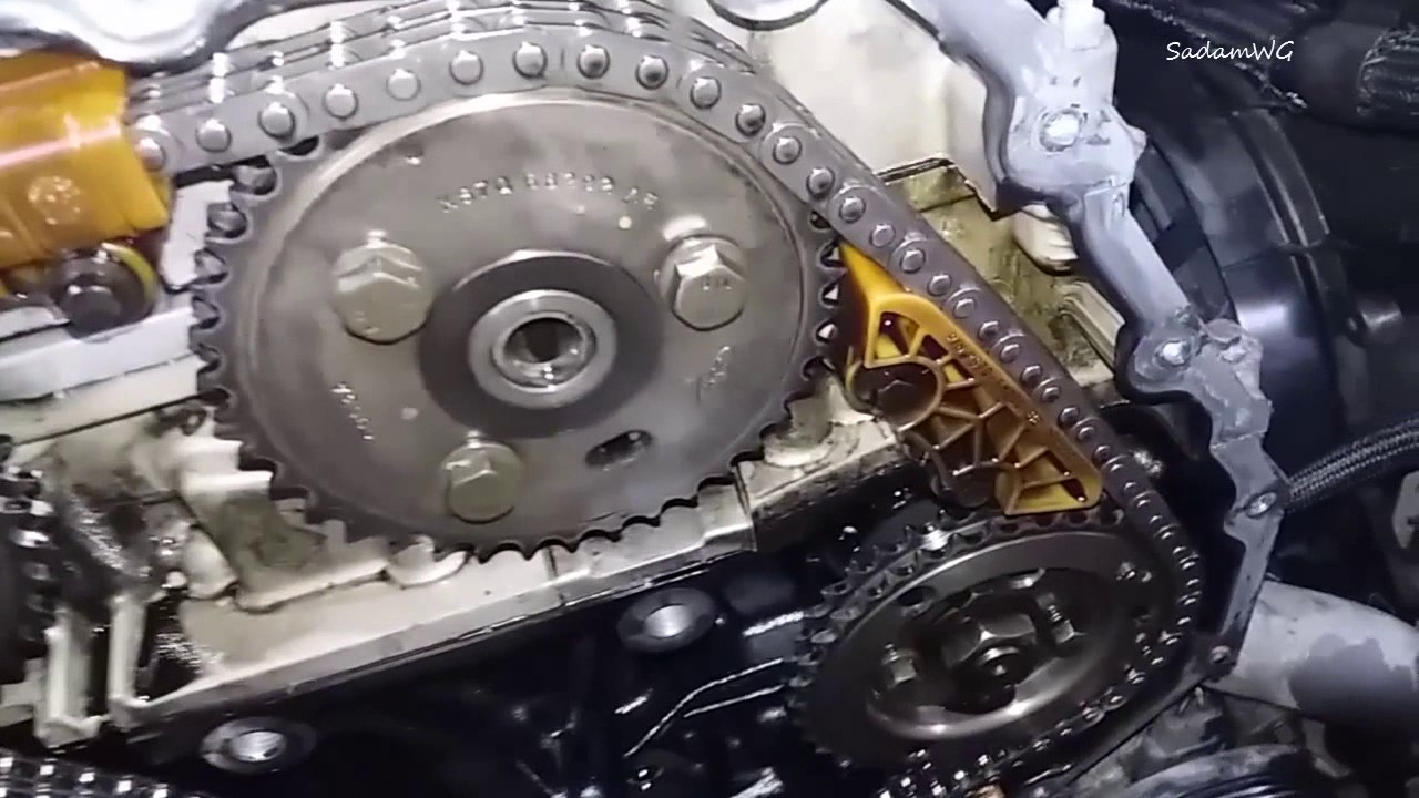 Demontaż łańcucha rozrządu #2 Ford mondeo mk3 2.0 TDDI samodzielna naprawa (cz.5)