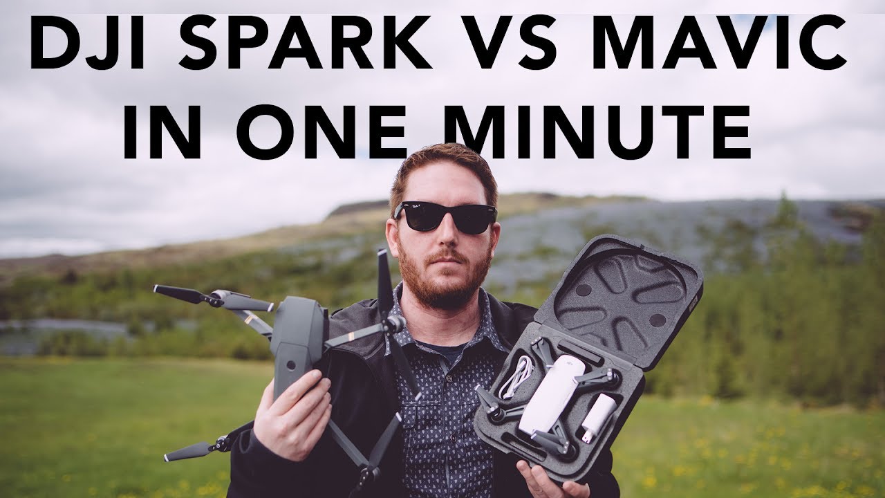 DJI Spark Vs. DJI Mavic Pro IN ONE MINUTE