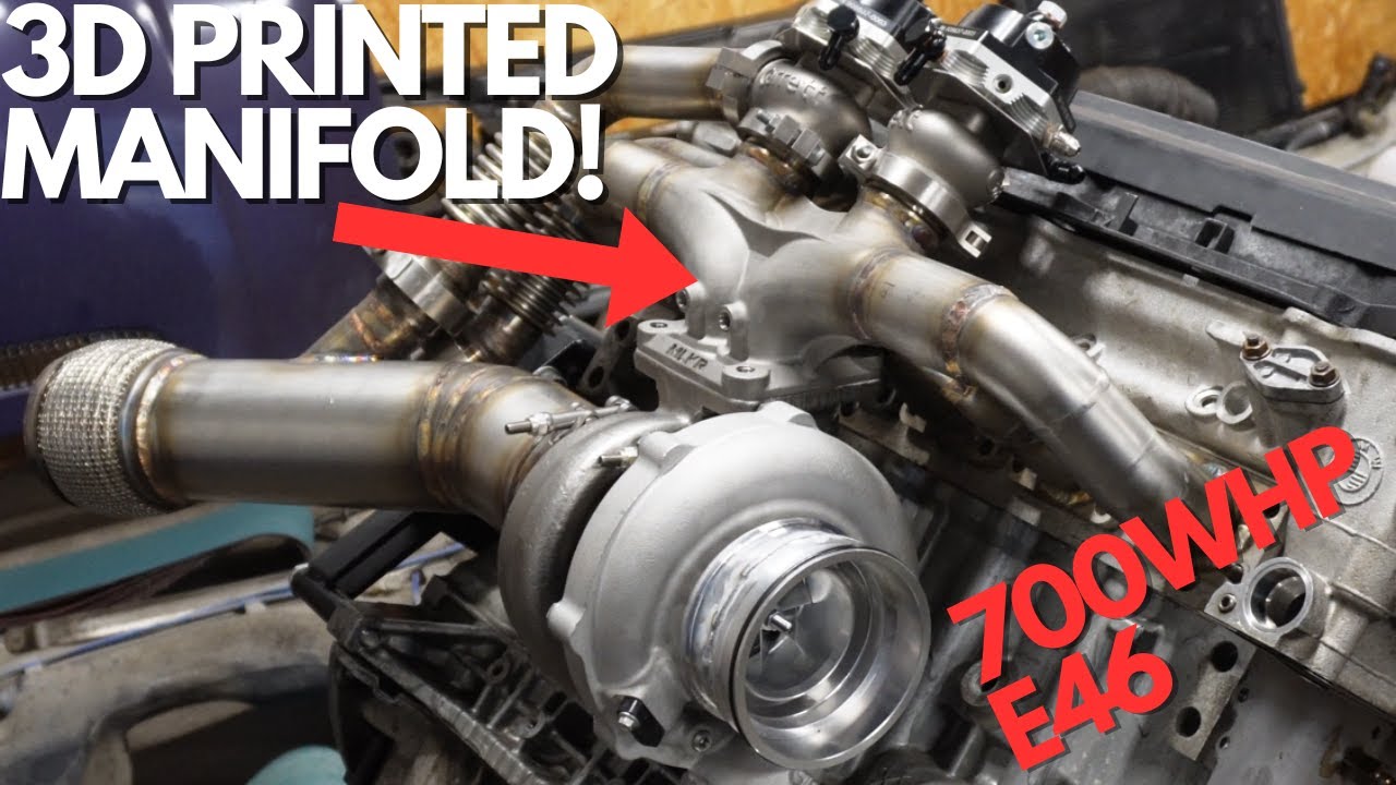 BUILDING A 3D PRINTED TURBO MANIFOLD AND DOWNPIPE FOR MY 700WHP E46 DCT