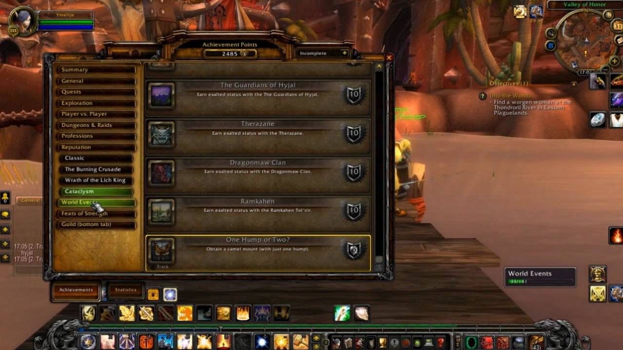 WoW Cataclysm - Achievements Preview.