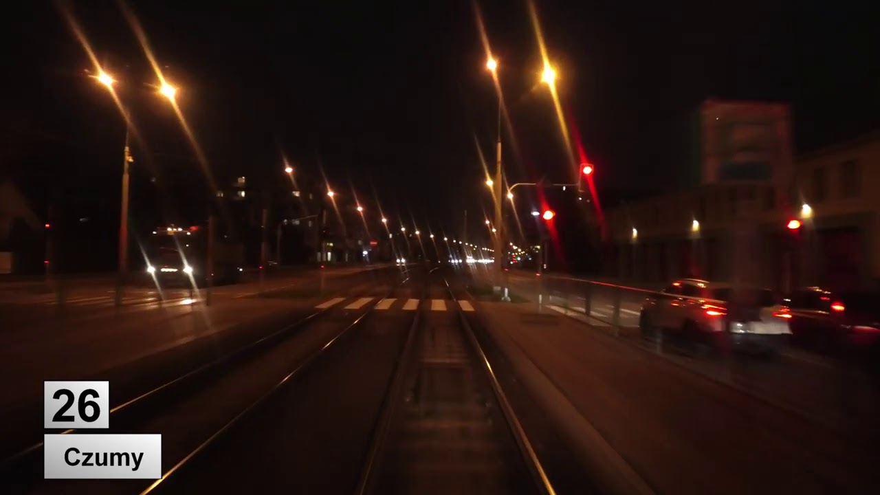 Tramwaje Warszawa 2020 Linia 26 (przejazd nocny)