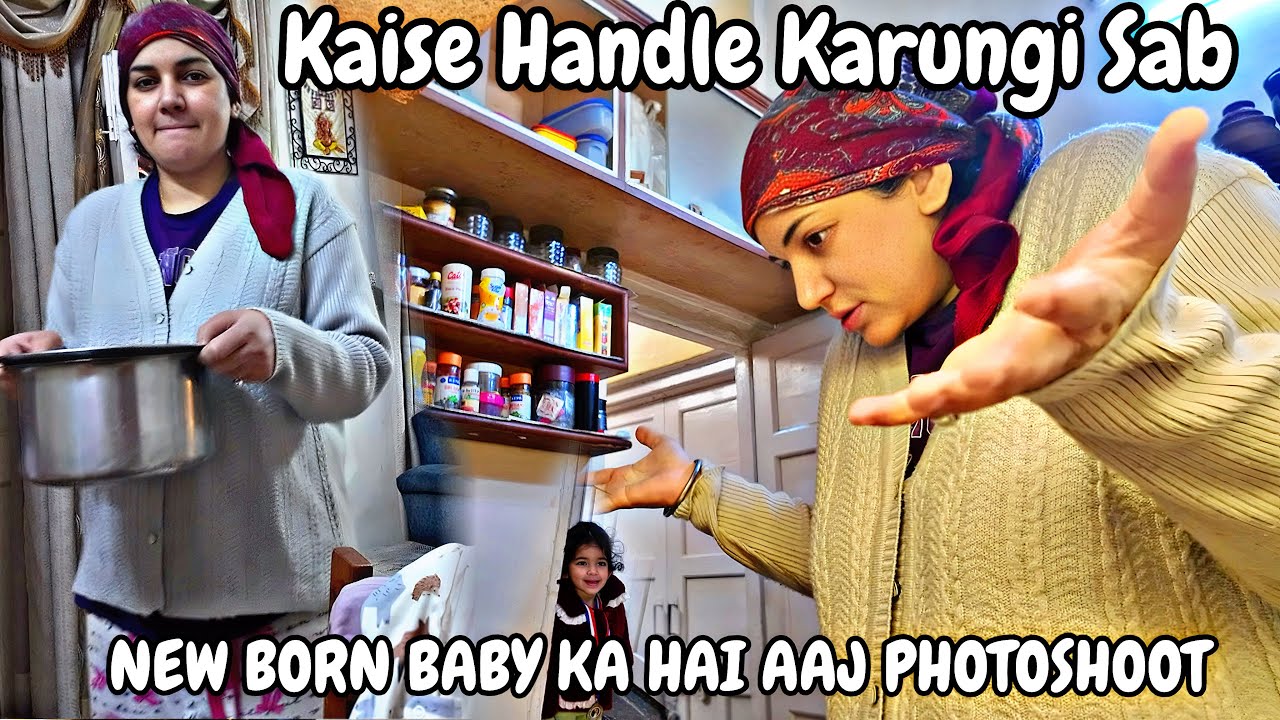 KAISE HANDLE KARUNGI SAB AKELE?? AAJ HAI HUMARE NEWBORN BABY KA PHOTOSHOOT