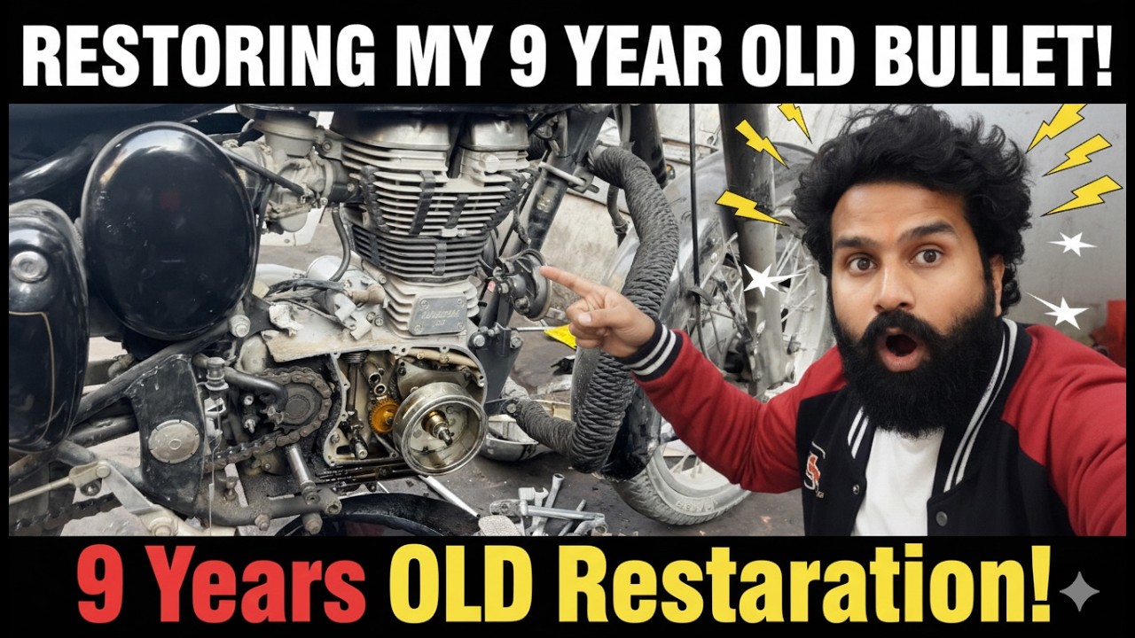My 9-Year-Old Royal Enfield Bullet Restoration Journey: From Junk to Beast!