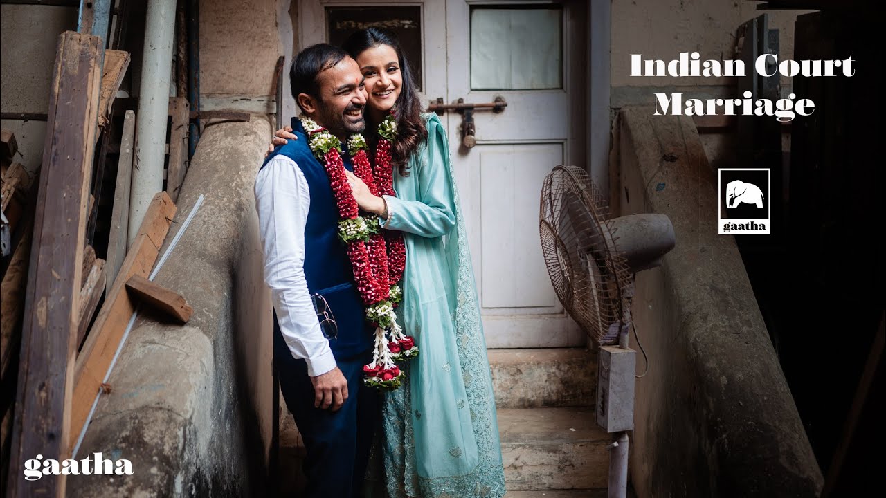 Indian Court Marriage, Sana & Parin, Mumbai