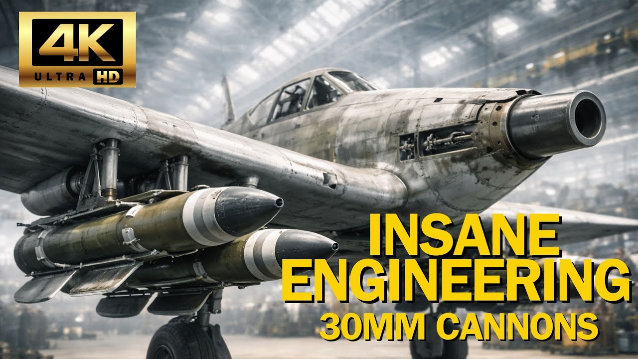 HIDDEN PRODUCTION: Me 262 – Insane Engineering of 30mm Cannons and Air-to-Air Rockets (1944)