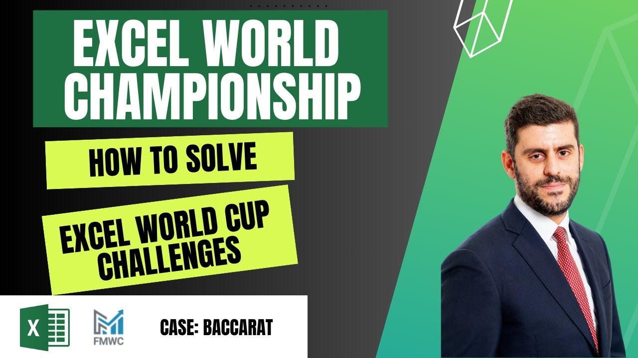 Excel World Championship 2023 training - Baccarat