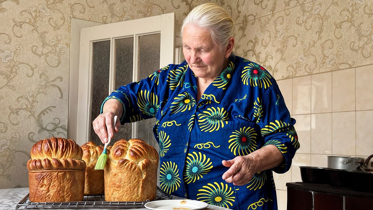 85-Year-Old Grandmother’s Easter in the Mountains – Secret Paska Recipe & Ukrainian Traditions