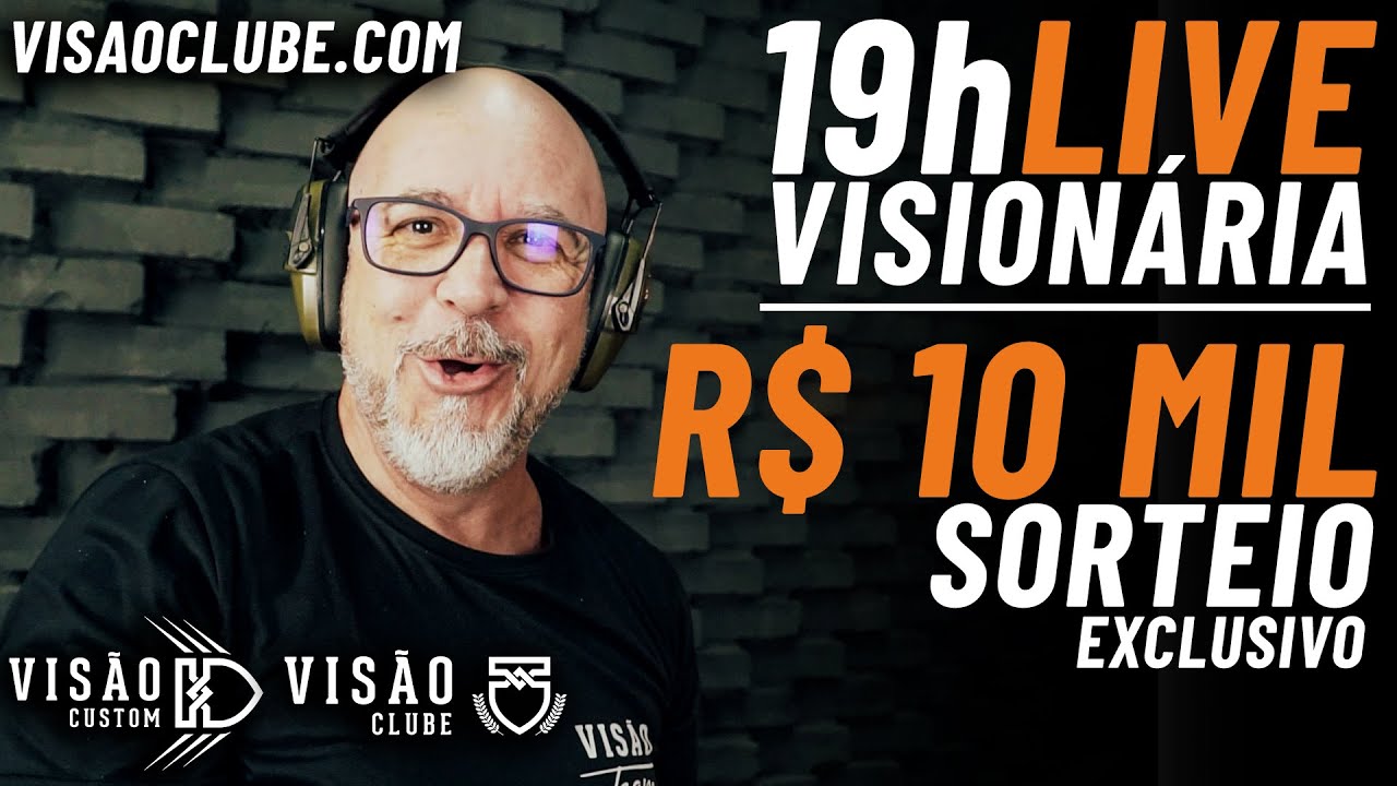 R$ 10 MIL EM CUSTOMIZAÇÃO E PEÇAS // LIVE VISIONÁRIA 19h00 // VISÃO CLUBE + VISÃO CUSTOM