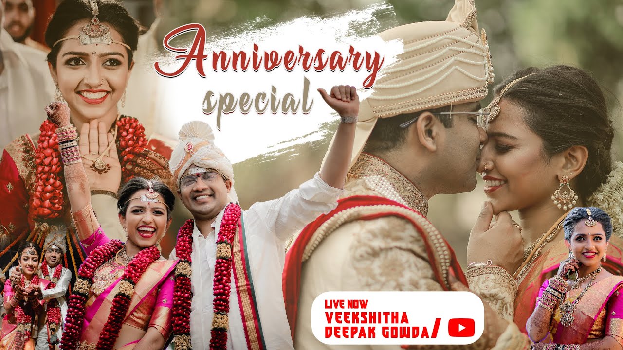 Our wedding album - Anniversary Special || ಮದುವೆ ವಾರ್ಷಿಕೋತ್ಸವ || A Surprise video to Deepu