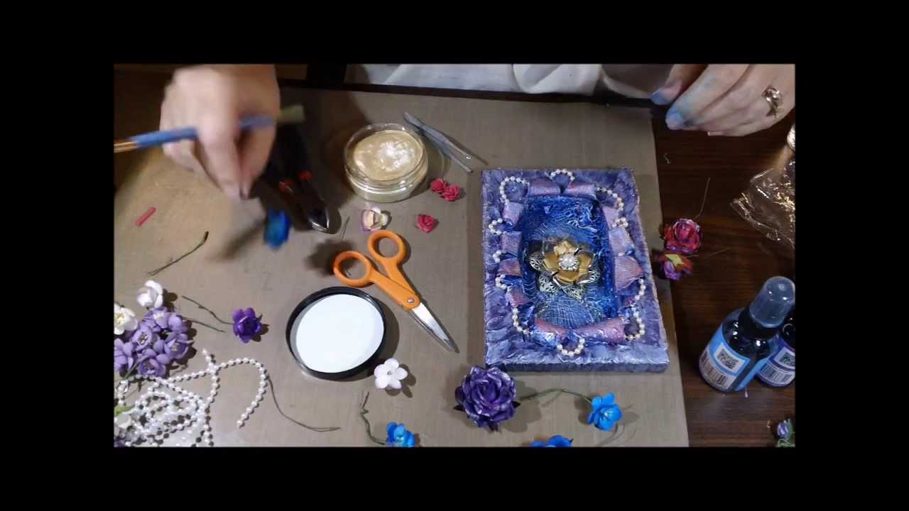 Mixed Media Canvas Tutorial - Exploding Canvas