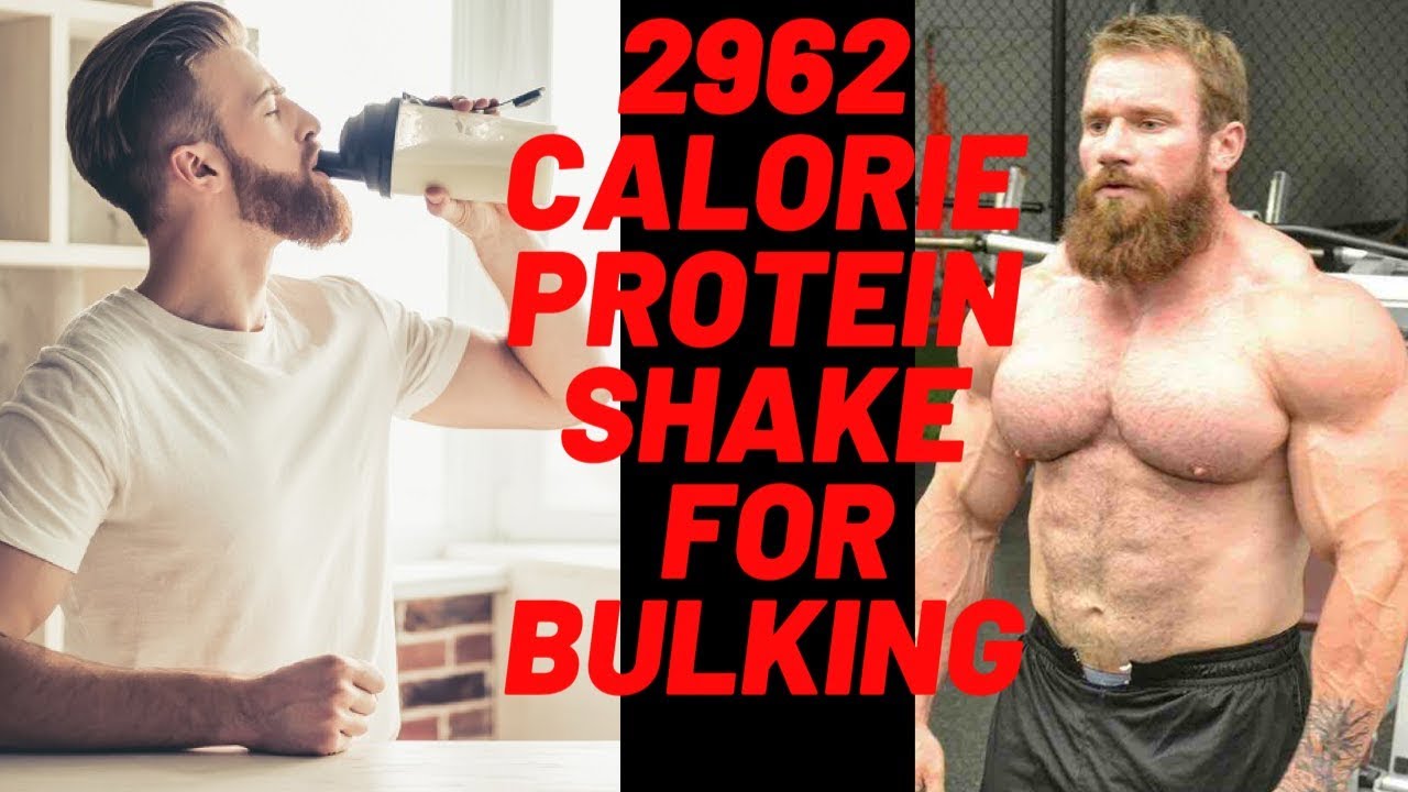 2,962 Calorie Protein Shake for Bulking and Building Mass!