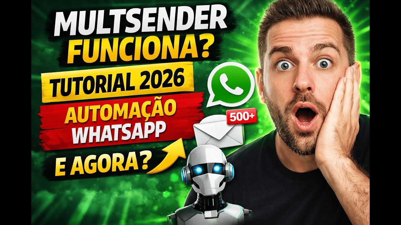 📲 MULTSENDER WHATSAPP FUNCIONA   TUTORIAL COMPLETO DO MULTSENDER   MULTSENDER 2026 🚀