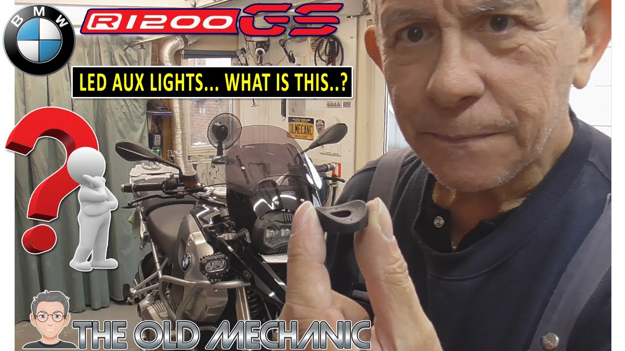 BMW R1200GS AUX LED LIGHT PART 7
