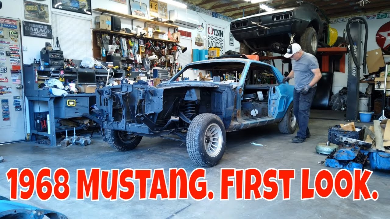 Mustang 1968 года. «Пулько»? Часть 1. Первый реальный взгляд на автомобиль.
