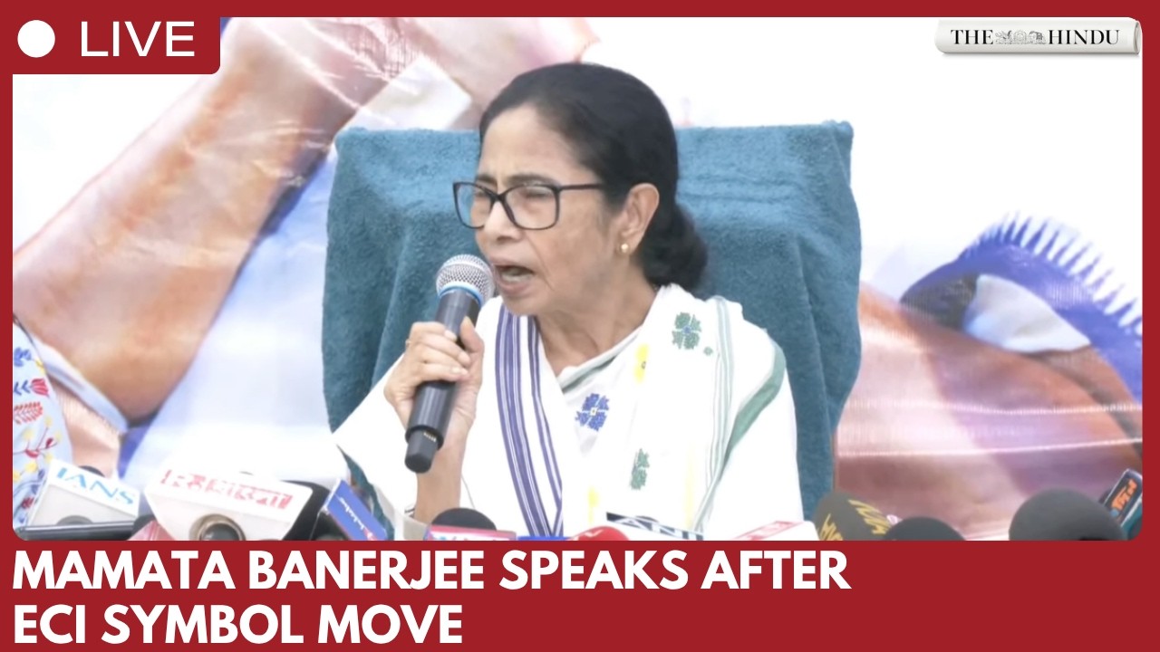 Mamata Banerjee addresses press conference after ECI allots new symbol in Kolkata