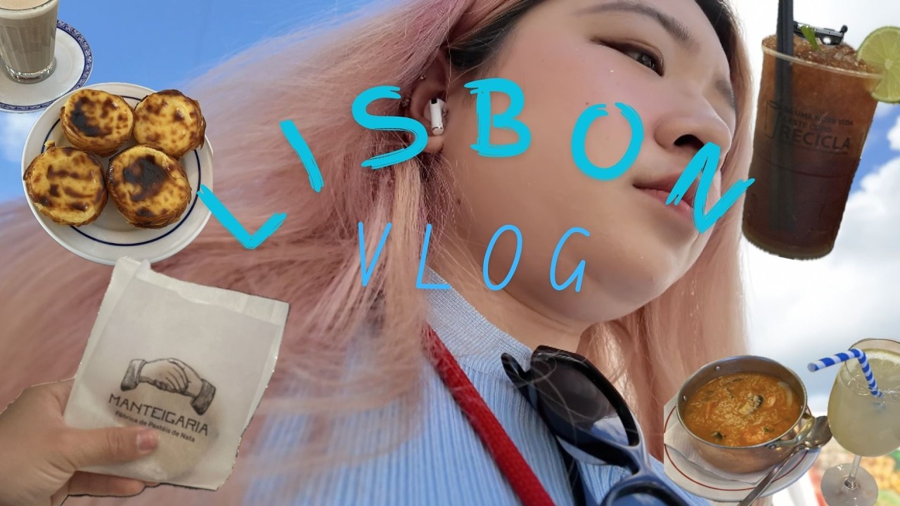 🇵🇹吃了超级好吃的葡萄牙海鲜炖饭//幸福地坐在全世界第一家蛋挞创始店吃蛋挞😋// 也看了超级无敌绝美的海景🌊// 虽然没坐上比卡升降机...但一样看到了它尽头的风景🚡