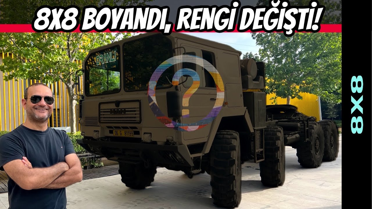 8X8 | MAN 8x8 Boyandı | Karlı Dağ Tırmanışı Olacak Mı? | Arazi Sürüşü Ne Zaman?