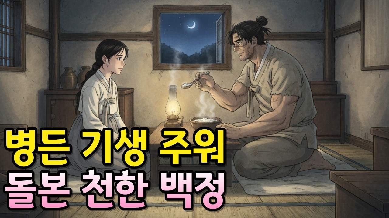 아무도 거들떠보지 않던 병든 기생 주워 정성껏 돌본 백정의 인생역전 반전 결말